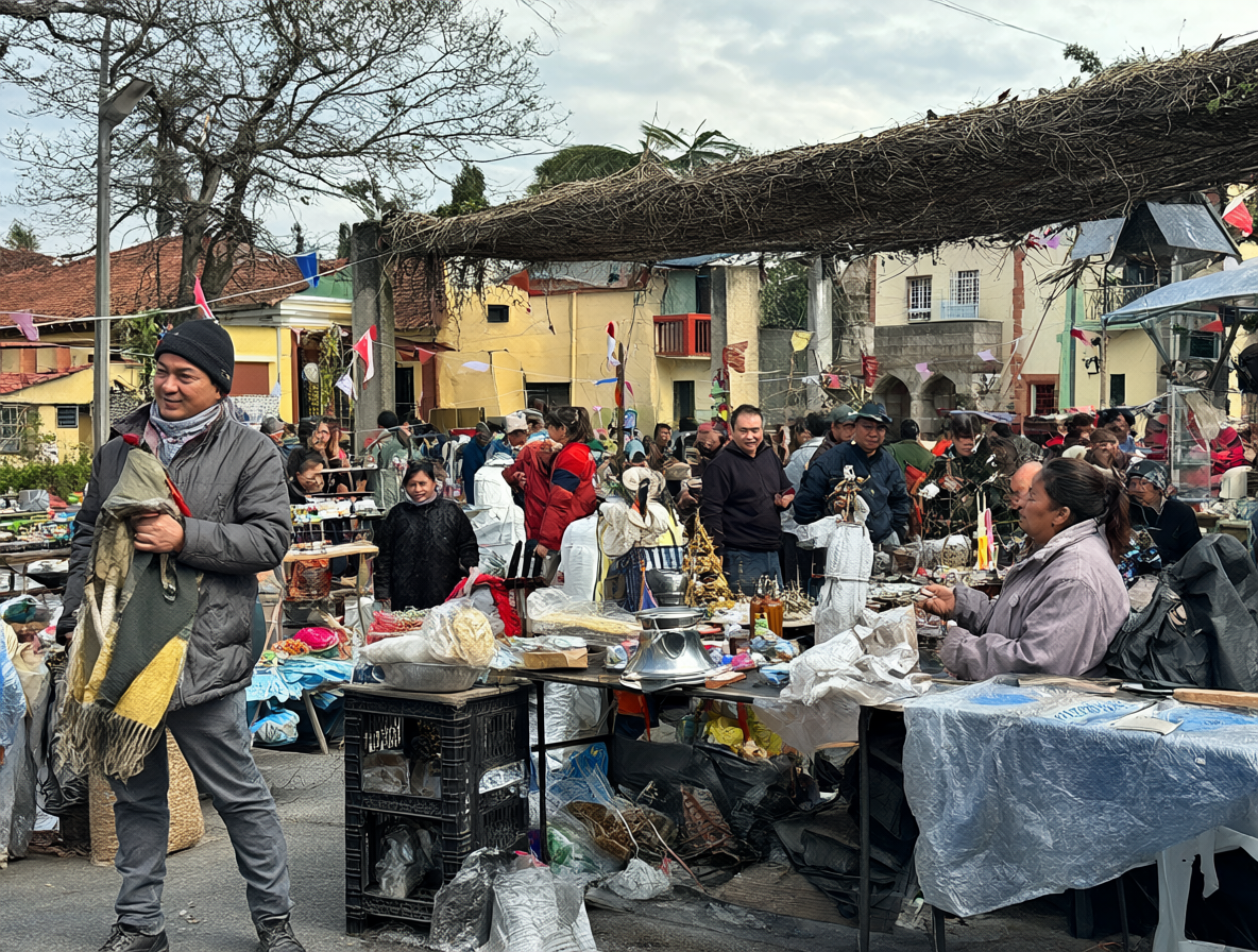 Visitas a la nueva casa del artesano y la feria Brasas del Llaima
