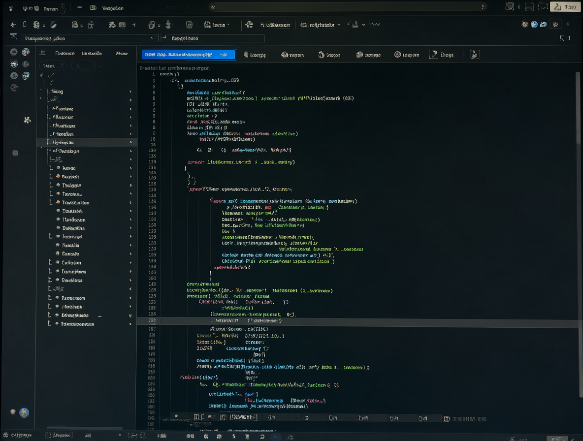 Archivo de texto o JSON mostrando la estructura de configuración