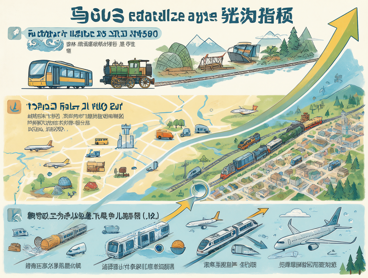 Infografía mostrando la evolución de los tiempos de viaje entre Temuco y Santiago desde 1940 hasta el presente, detallando trenes, buses y aviones.