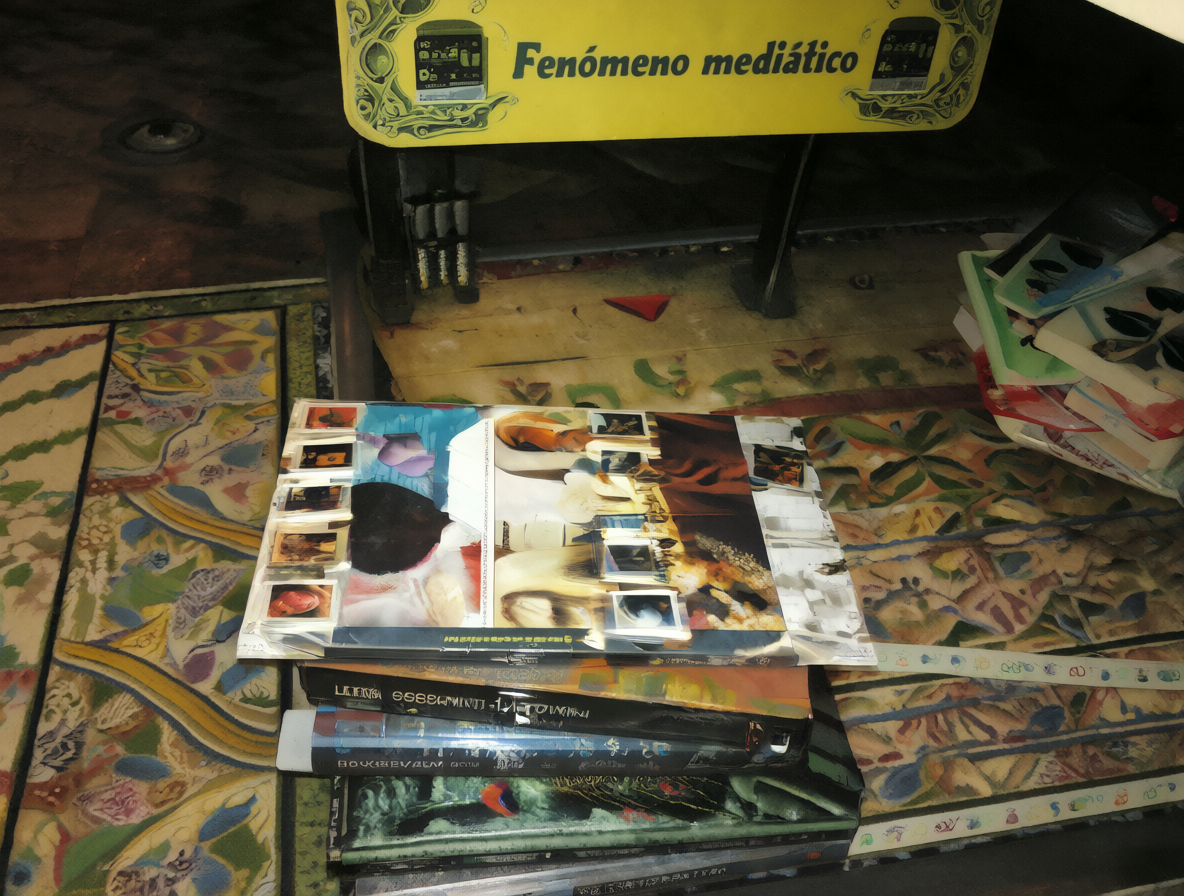 Libros de historia de Jorge Baradit sobre una mesa