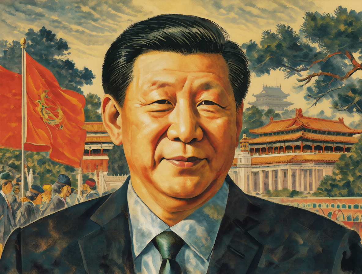 Retrato de Xi Jinping