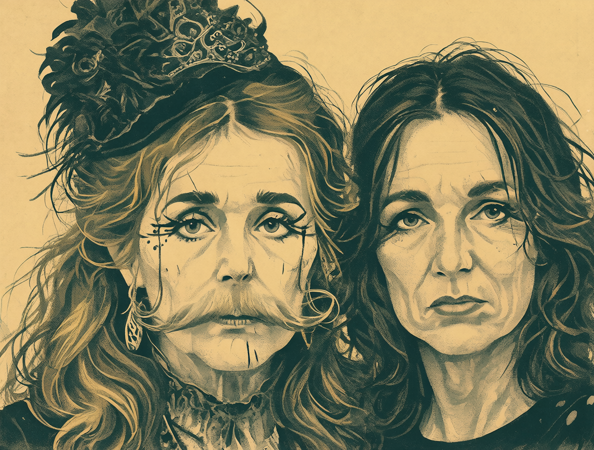 Retrato ilustrativo de activistas históricas con posturas extremistas