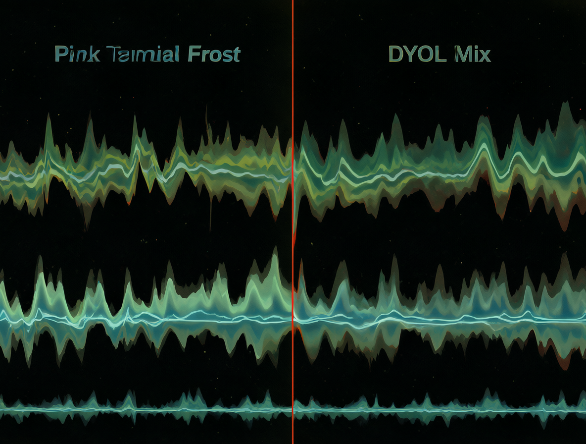 Gráfico de comparación de waveforms para Terminal Frost