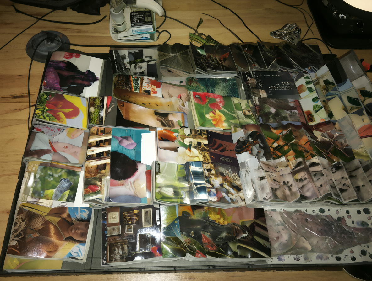 Porta revistas pequeño en escritorio