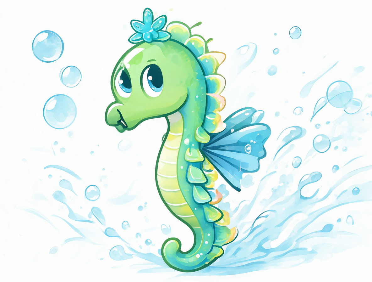 Emoji de un caballito de mar.
