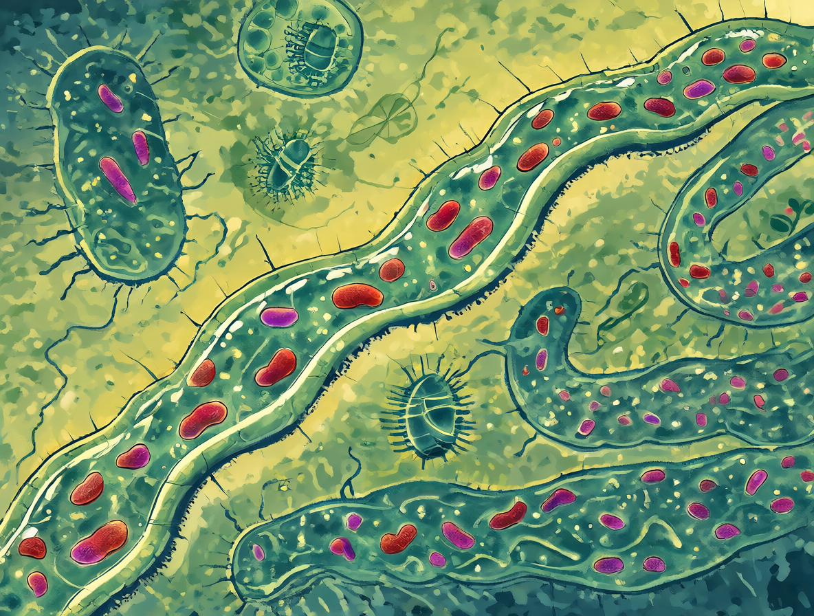 Diagrama del progreso de la infección urinaria hacia los riñones y el torrente sanguíneo.