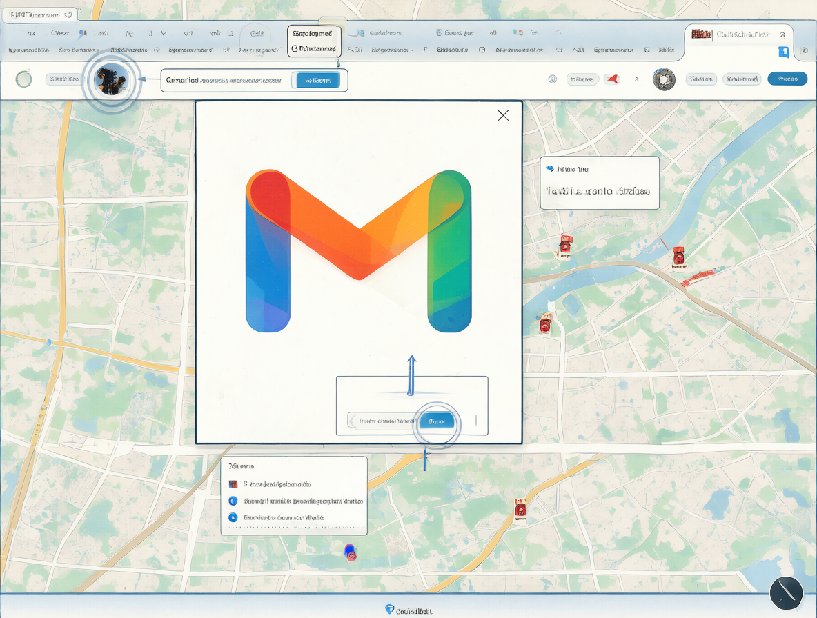 Interfaz de Gmail en un navegador mostrando múltiples sesiones activas y el botón para cerrar sesión específica.