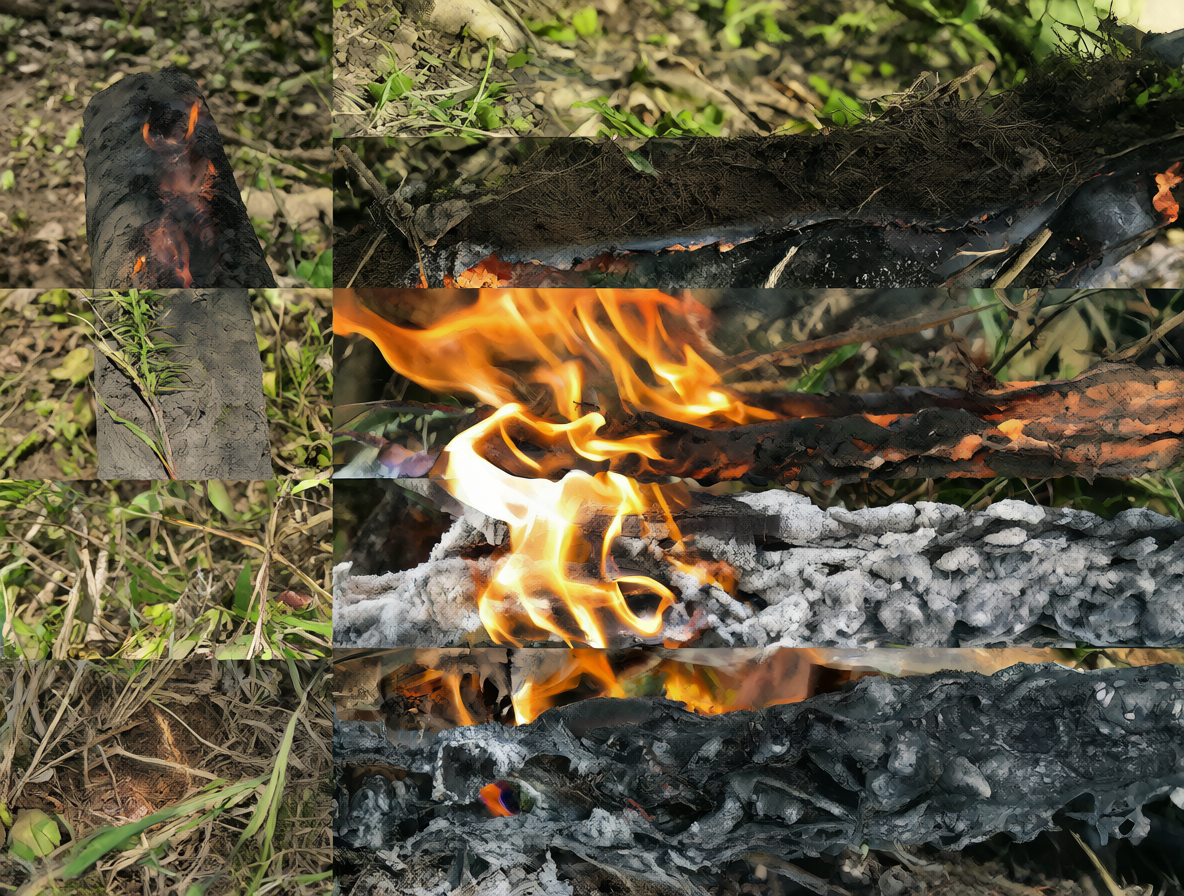 Comparison of natural fuels without trees