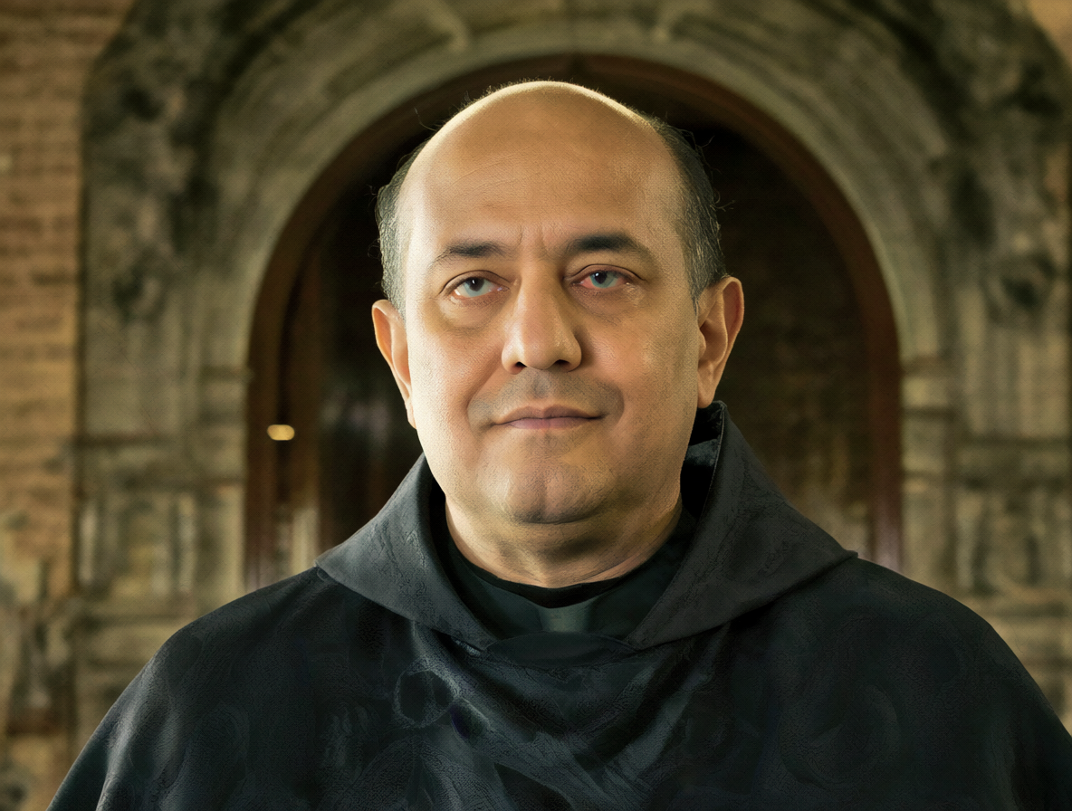 Retrato de Hans Kast vestido como sacerdote