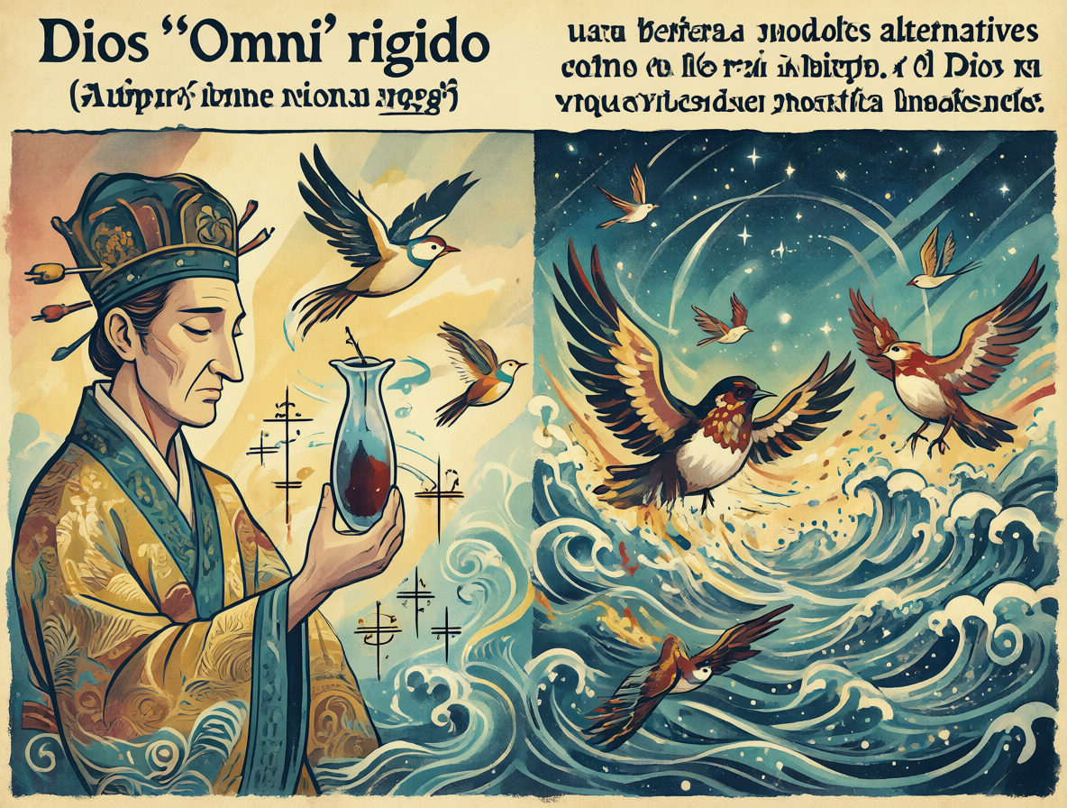 Diagrama comparativo entre el dios omni y los modelos teológicos alternativos