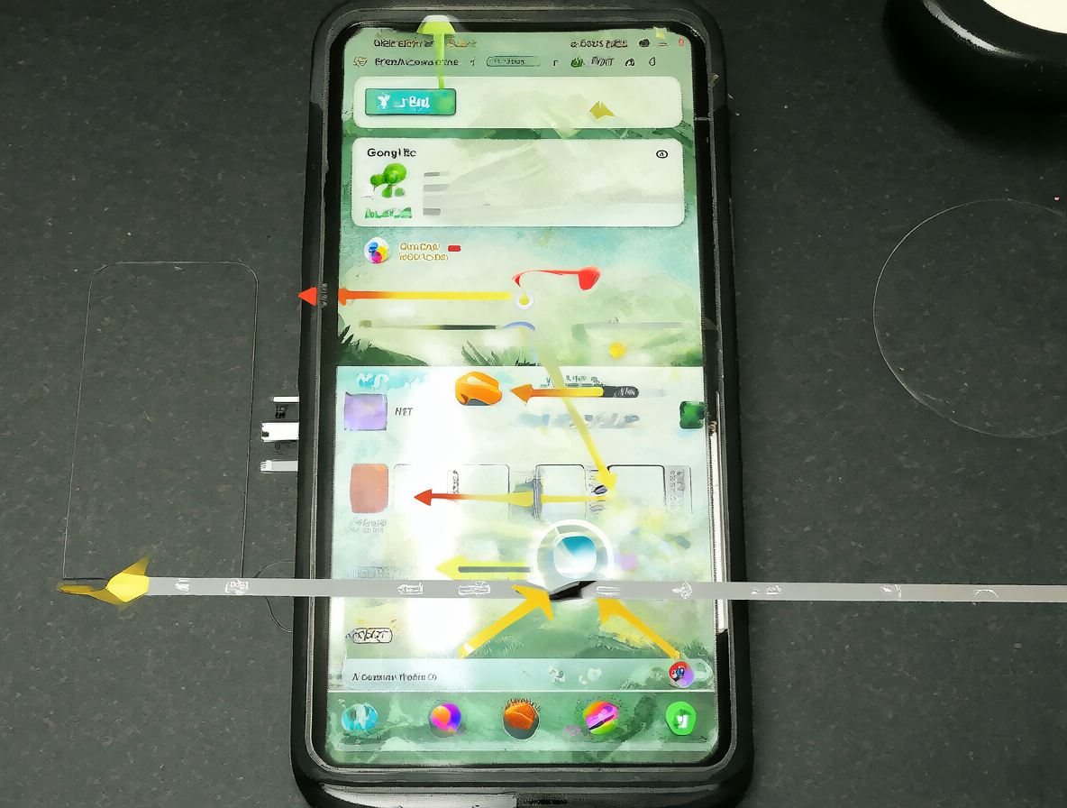 Interfaz de usuario de un teléfono inteligente mostrando opciones de almacenamiento y caché.