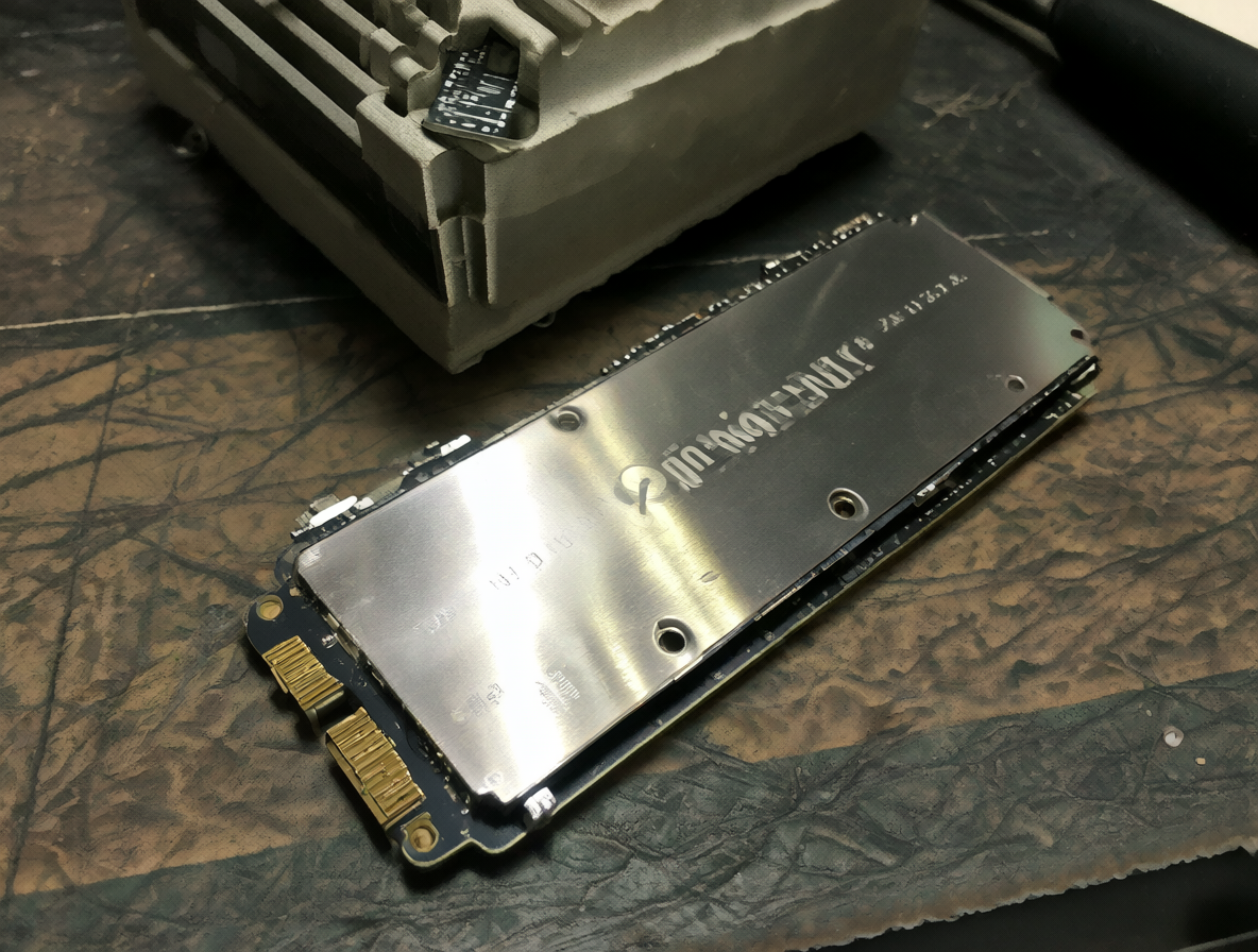 Disco duro Kingston KC3000 sobre una mesa de trabajo