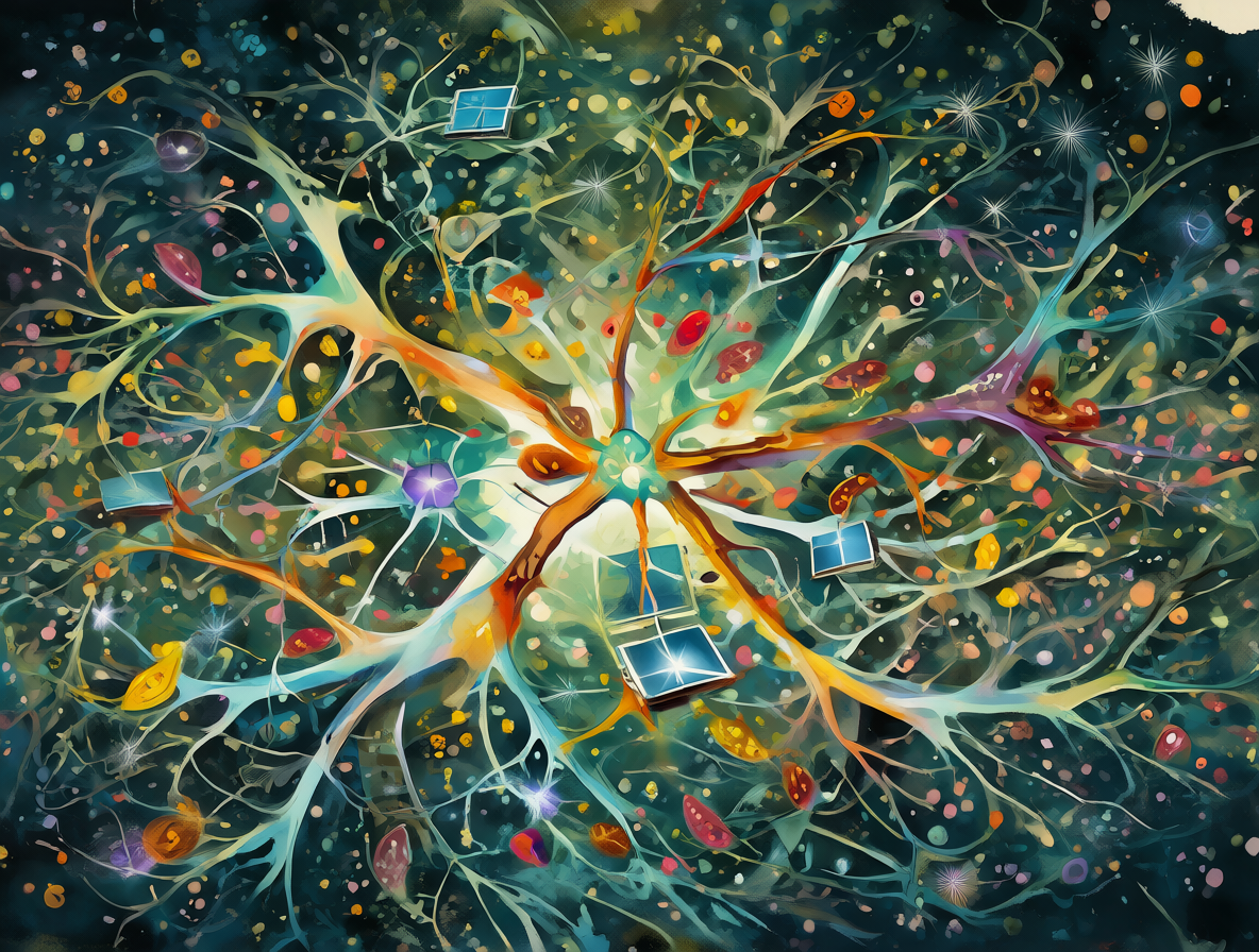 Esquema científico mostrando cómo el cerebro reconstruye recuerdos