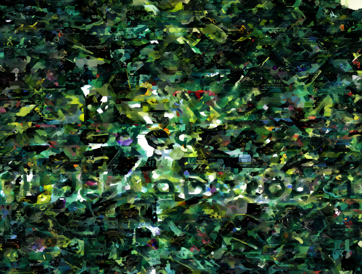 Texto digital caótico y glitch