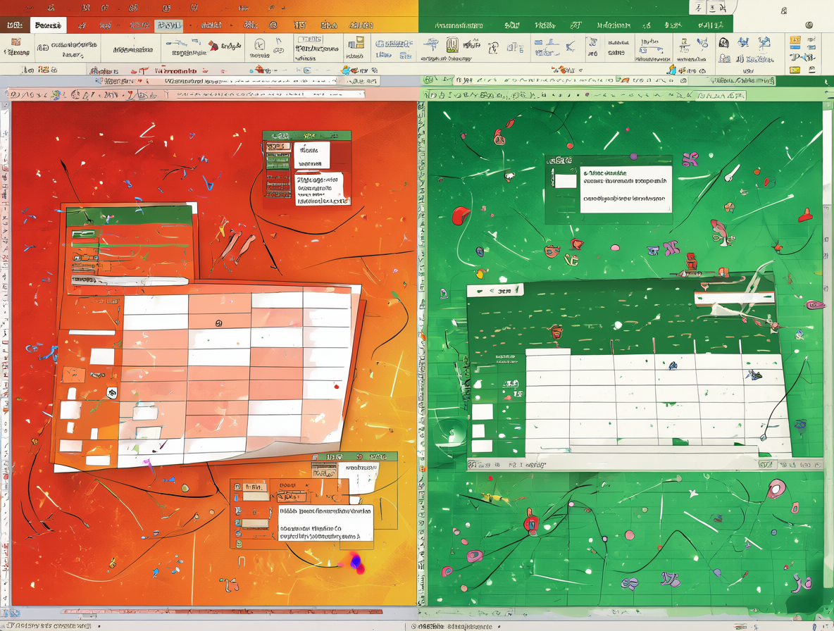 Gráfico comparativo mostrando el alto consumo de memoria en Word frente al bajo consumo en Excel.