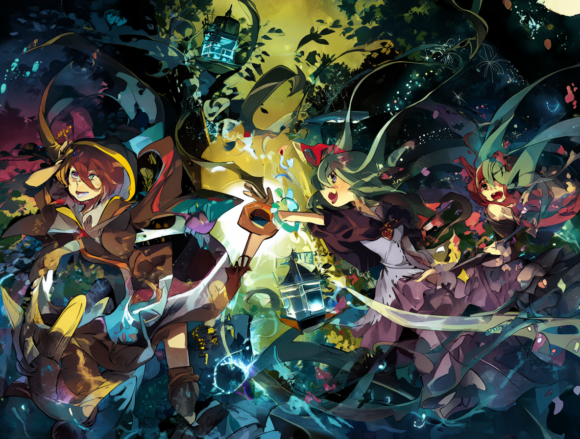 Arte del manga de Little Witch Academia