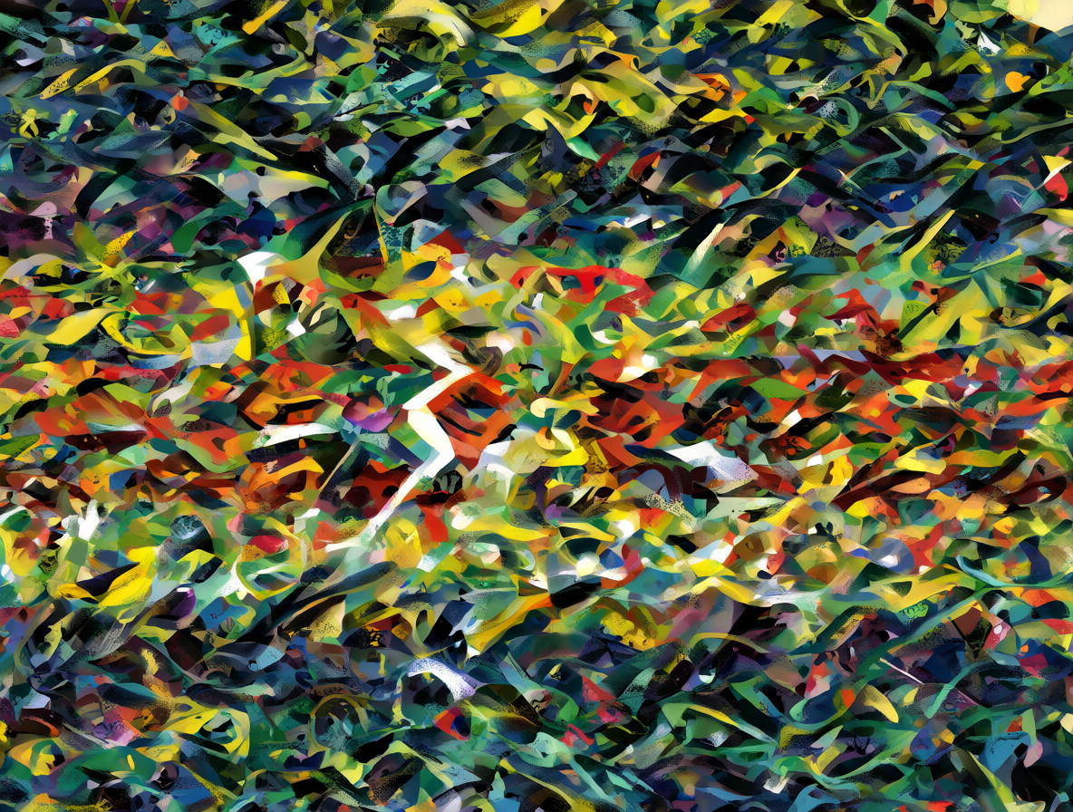 Un diseño abstracto sobre la complejidad de traducir entre idiomas.