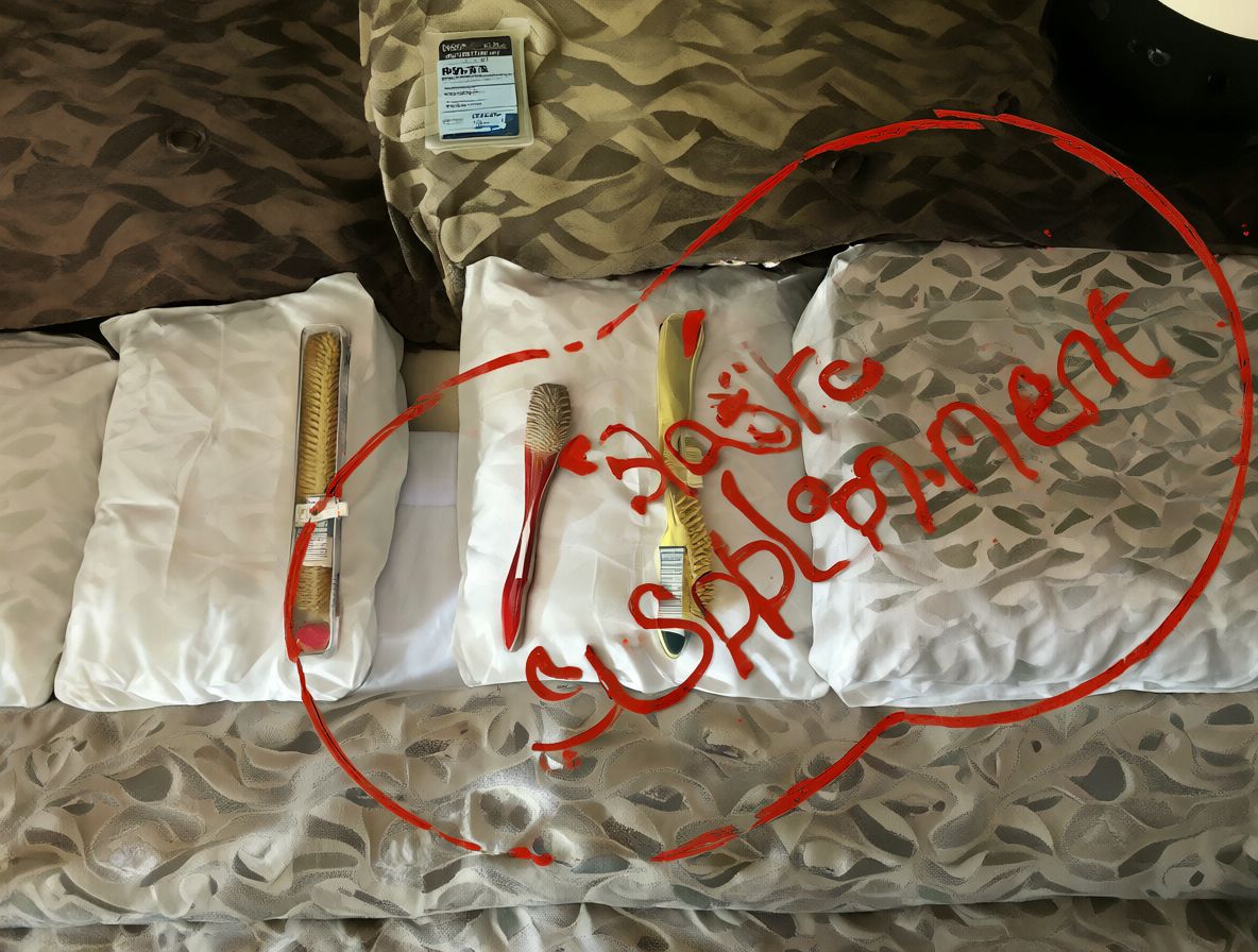 Imagen de una habitación de hotel con dos cepillos de dientes y un sello rojo de single supplement.