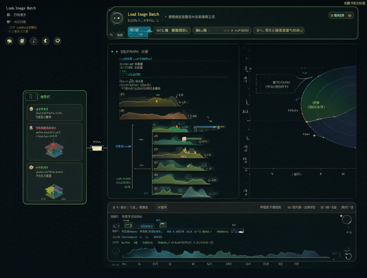 Diagrama del nodo de carga de imágenes en una interfaz de software