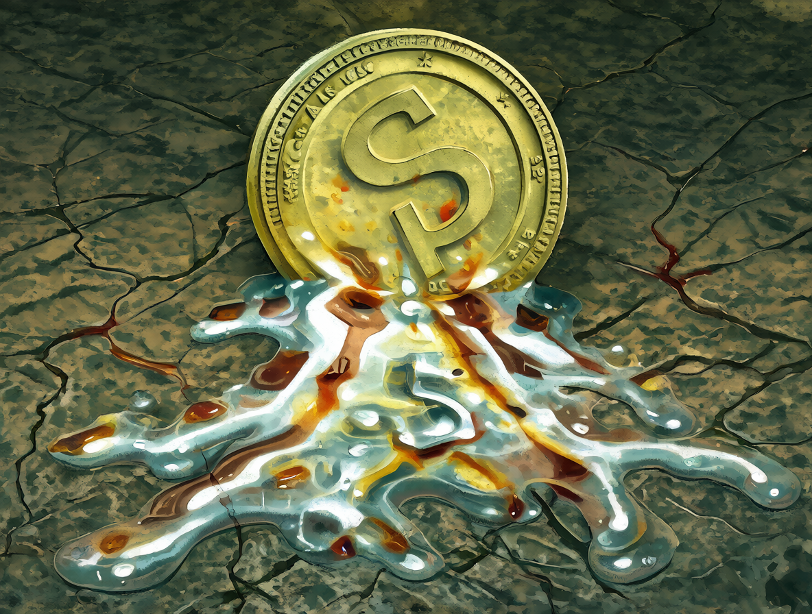 Imagen que representa el colapso del poder adquisitivo en moneda local durante un escenario de hiperinflación.
