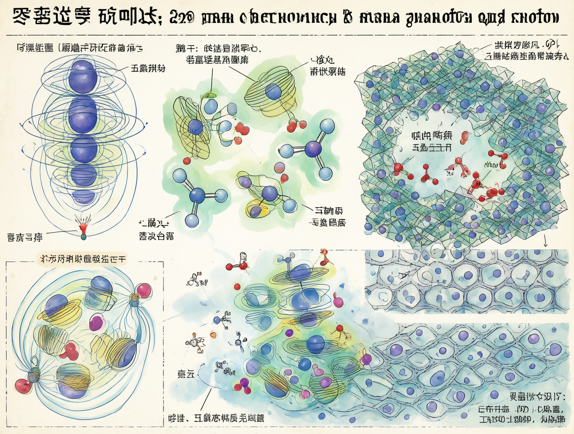Diagrama detallado mostrando los determinantes químicos como el tamaño atómico, el tipo de enlace metálico o molecular, y cómo se apilan los átomos en una red cristalina.