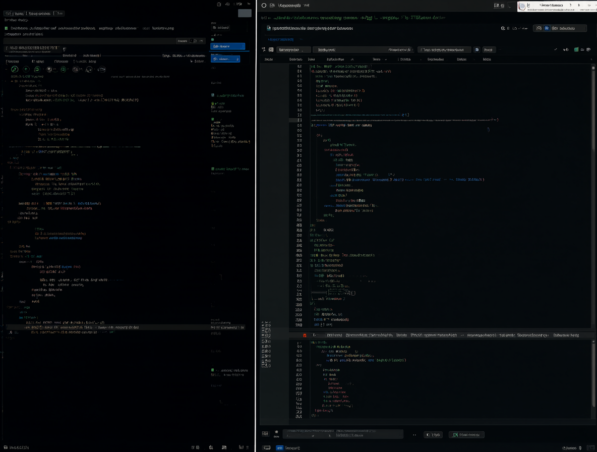 Pantalla dividida mostrando una terminal de PowerShell ejecutando el comando 'wsl -l -v' y otra ventana del navegador con la interfaz de ComfyUI cargando modelos, sobre un fondo oscuro y moderno.