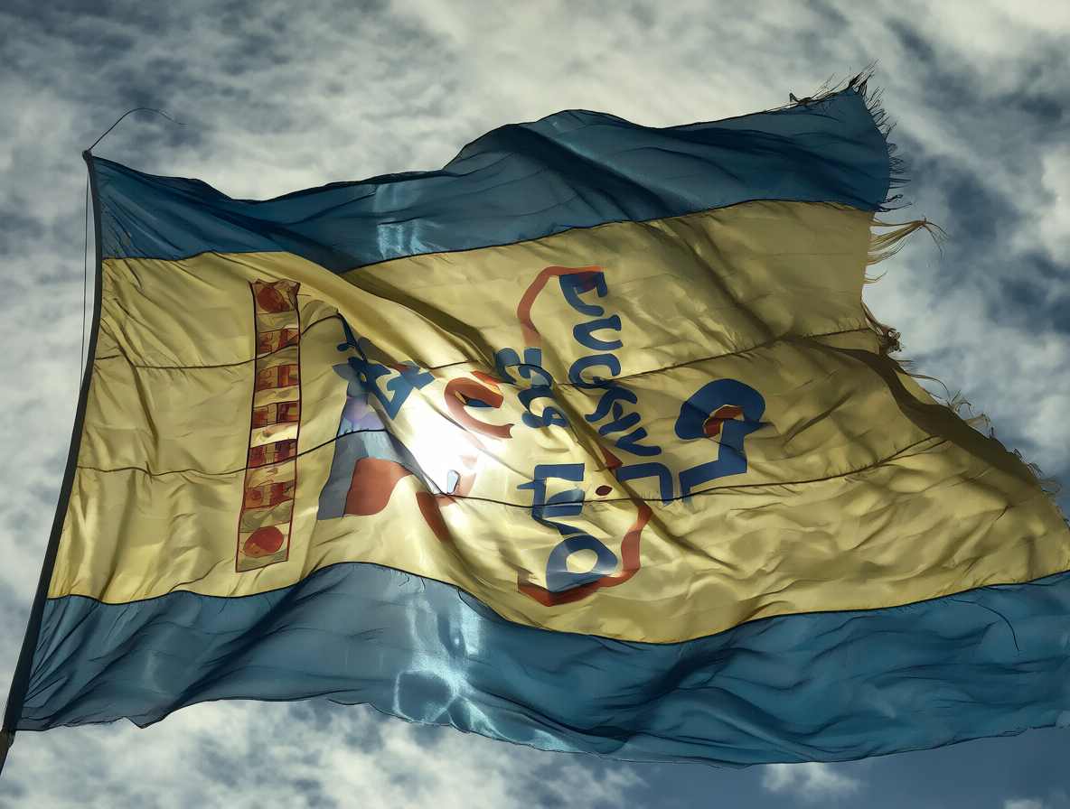Imagen destacada de una bandera ondeando al viento para medir su velocidad.