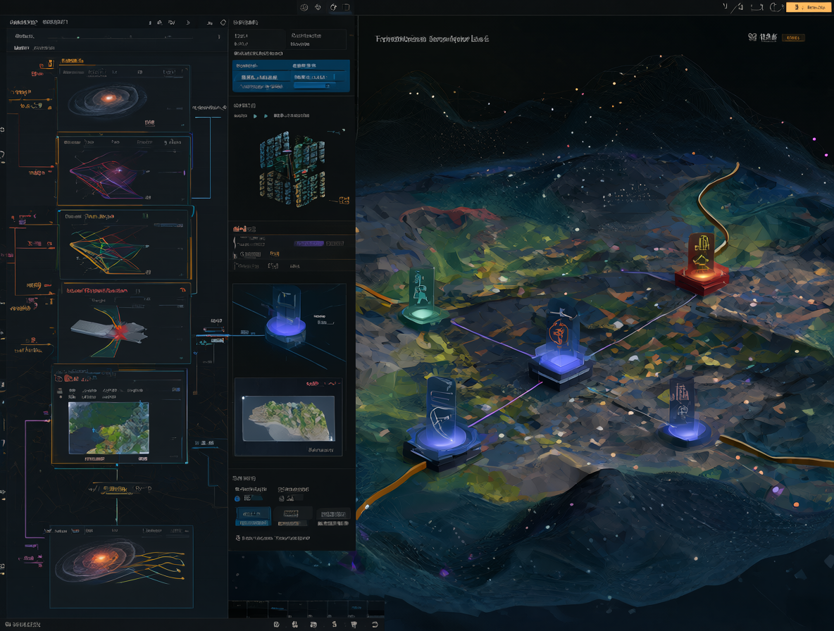 Split composition showing ComfyUI interface and PyTorch ecosystem visualization.