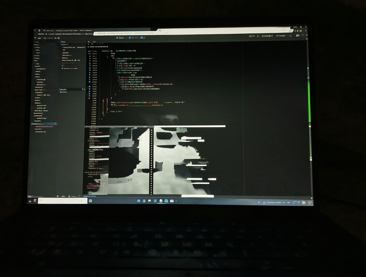 Desarrollador analizando un error de importación en su computadora portátil