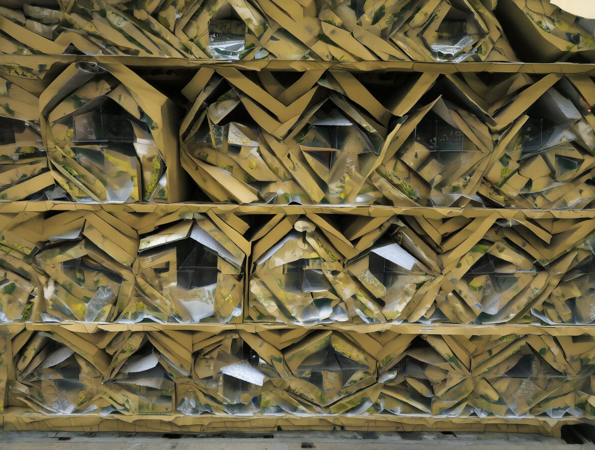 Representación visual de cajas plásticas apiladas para optimizar el espacio logístico.