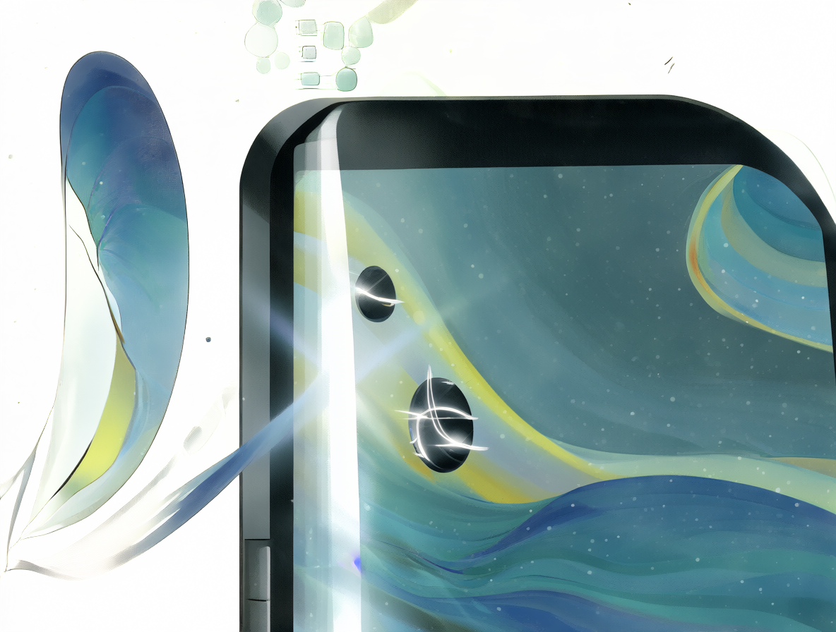 Ilustración de un teléfono móvil Xiaomi mostrando el emisor infrarrojo.