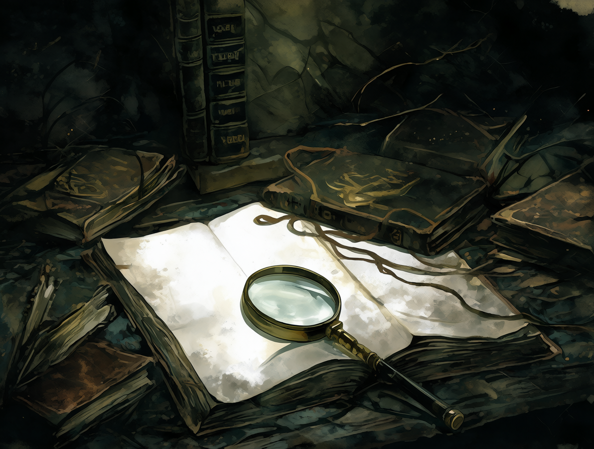 Ilustración conceptual de la investigación de un poeta chileno desconocido.