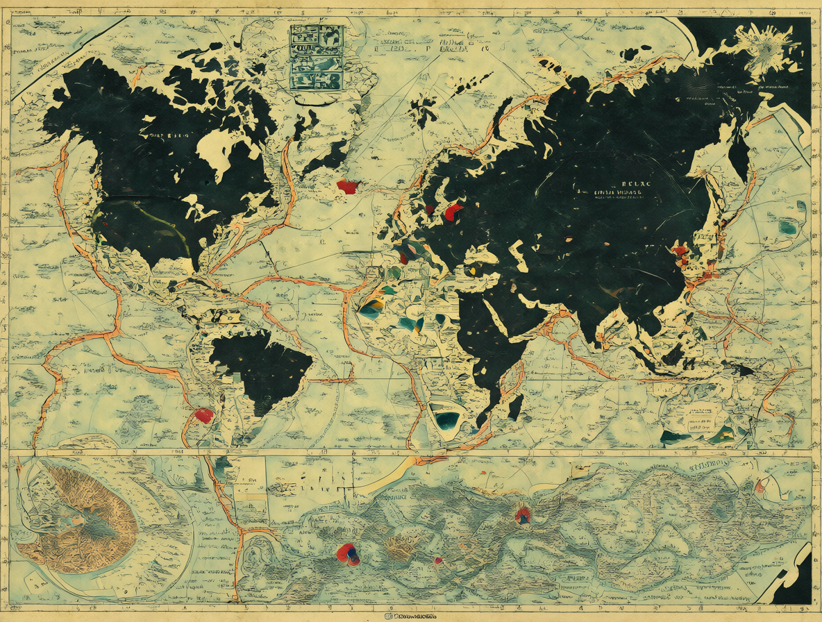 Mapa de la guerra fría