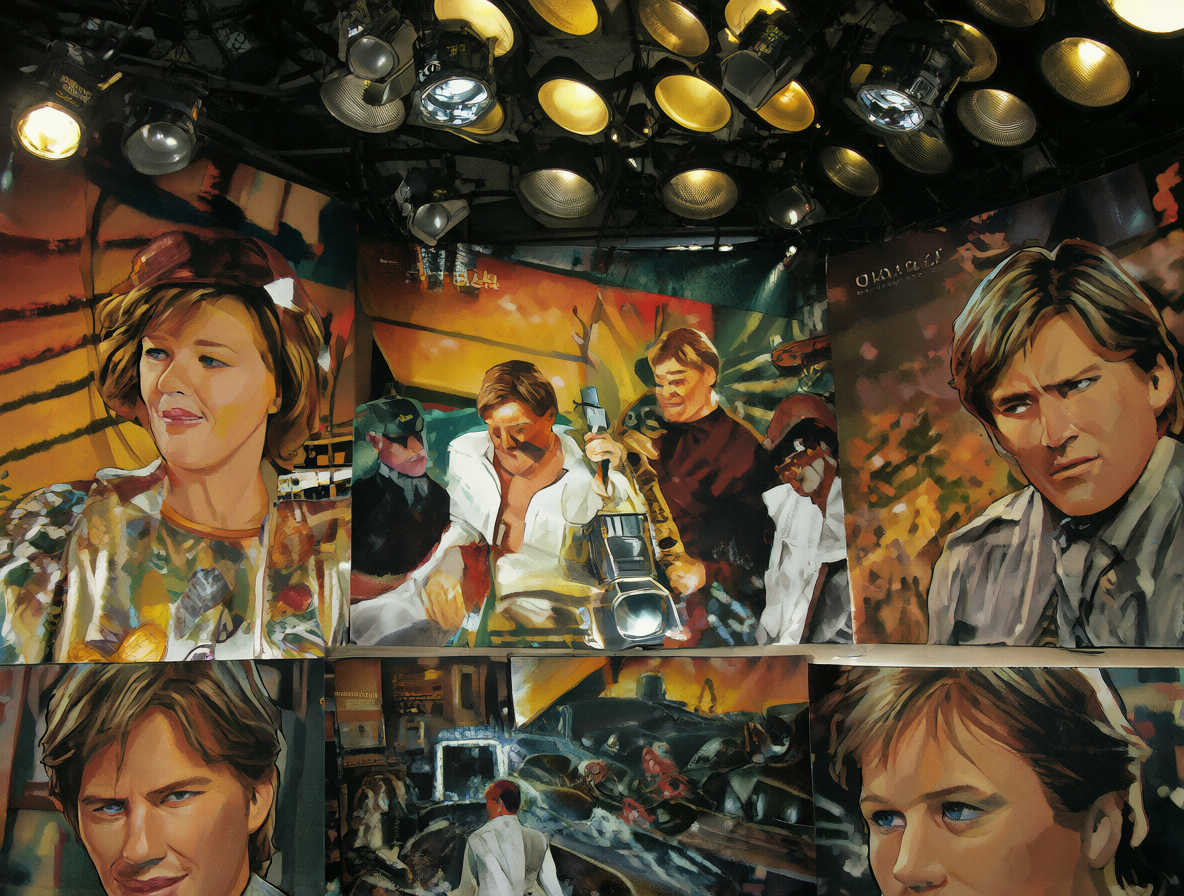 Collage of TV show promotional art