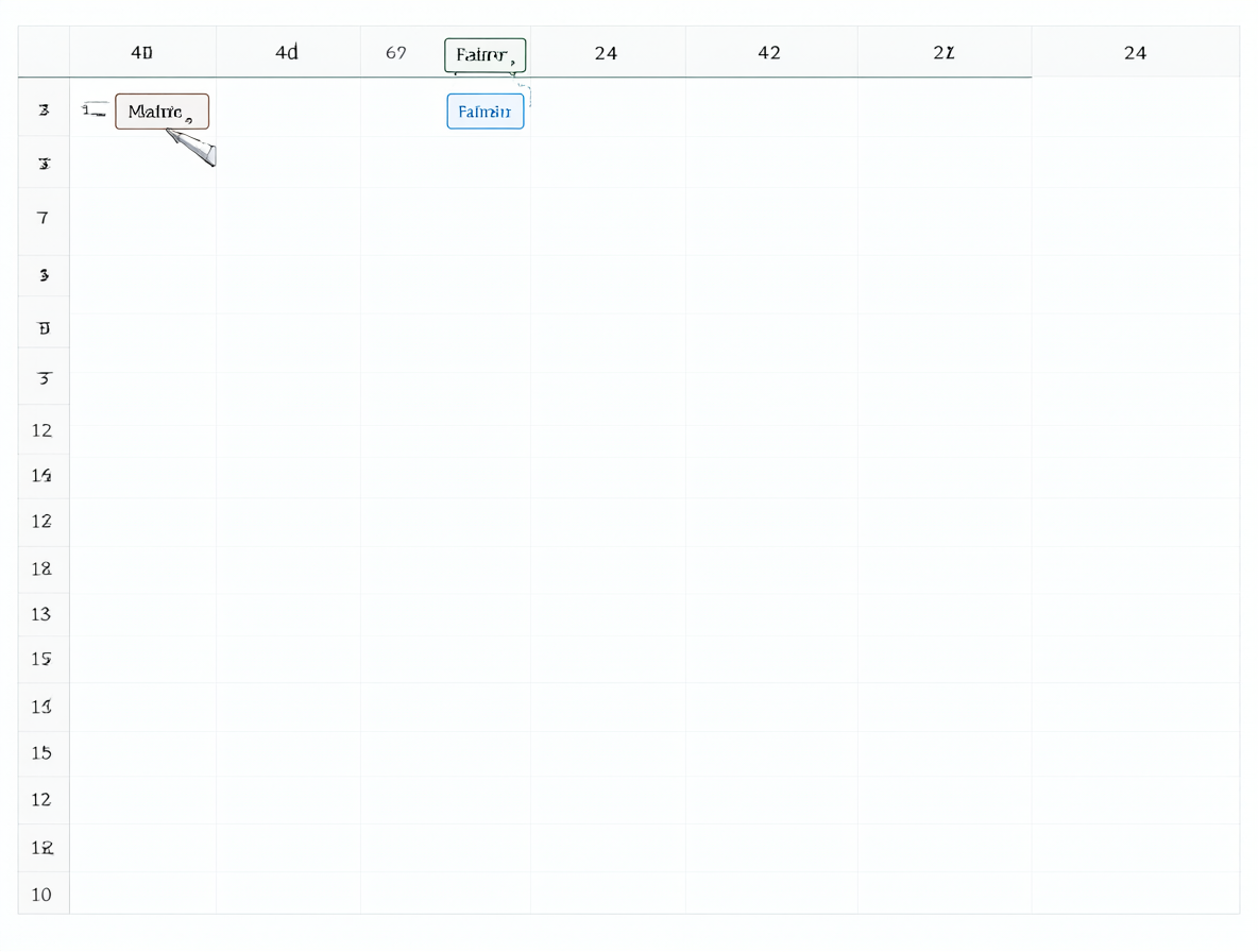 Hoja de cálculo de Excel mostrando el uso de funciones de fecha