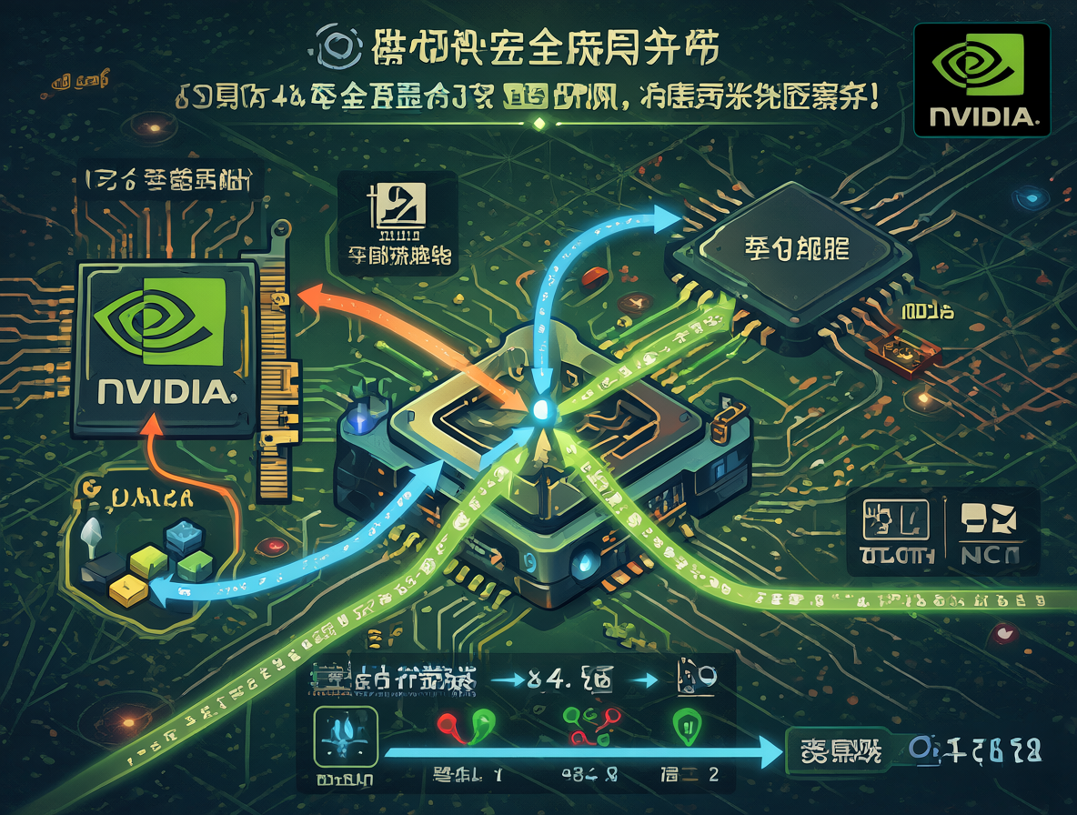 Esquema técnico que ilustra los pasos para activar la GPU en LM Studio.