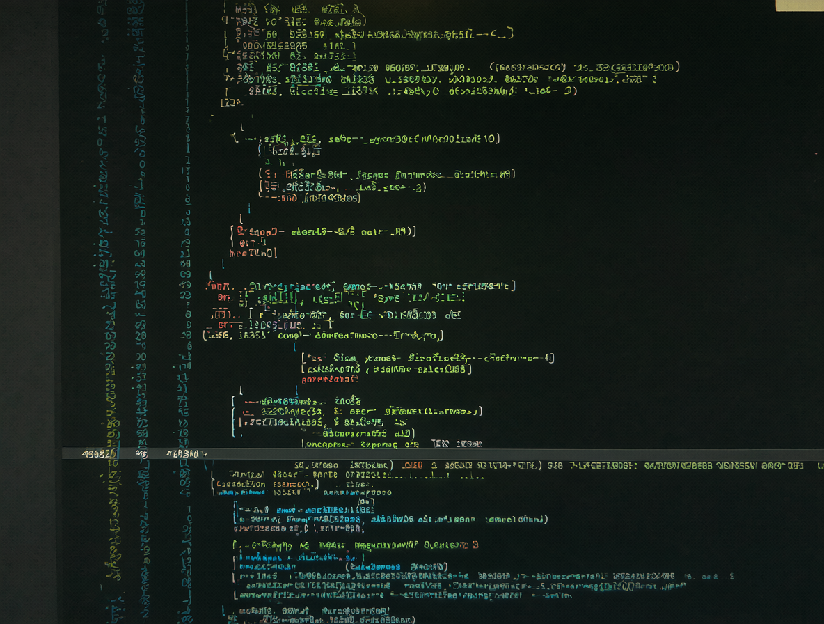 Pantalla mostrando un archivo JSON minificado de ComfyUI.