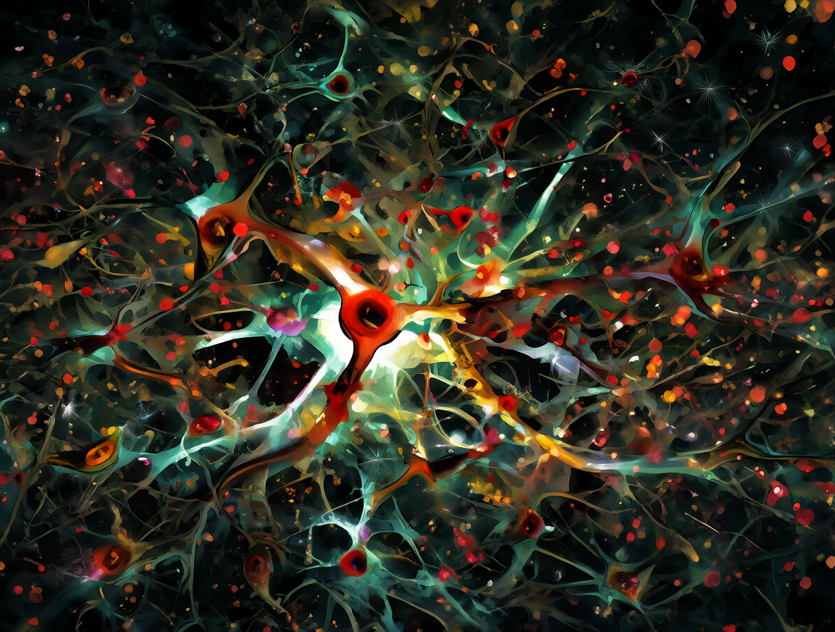 Red neuronal en estado de caos puro