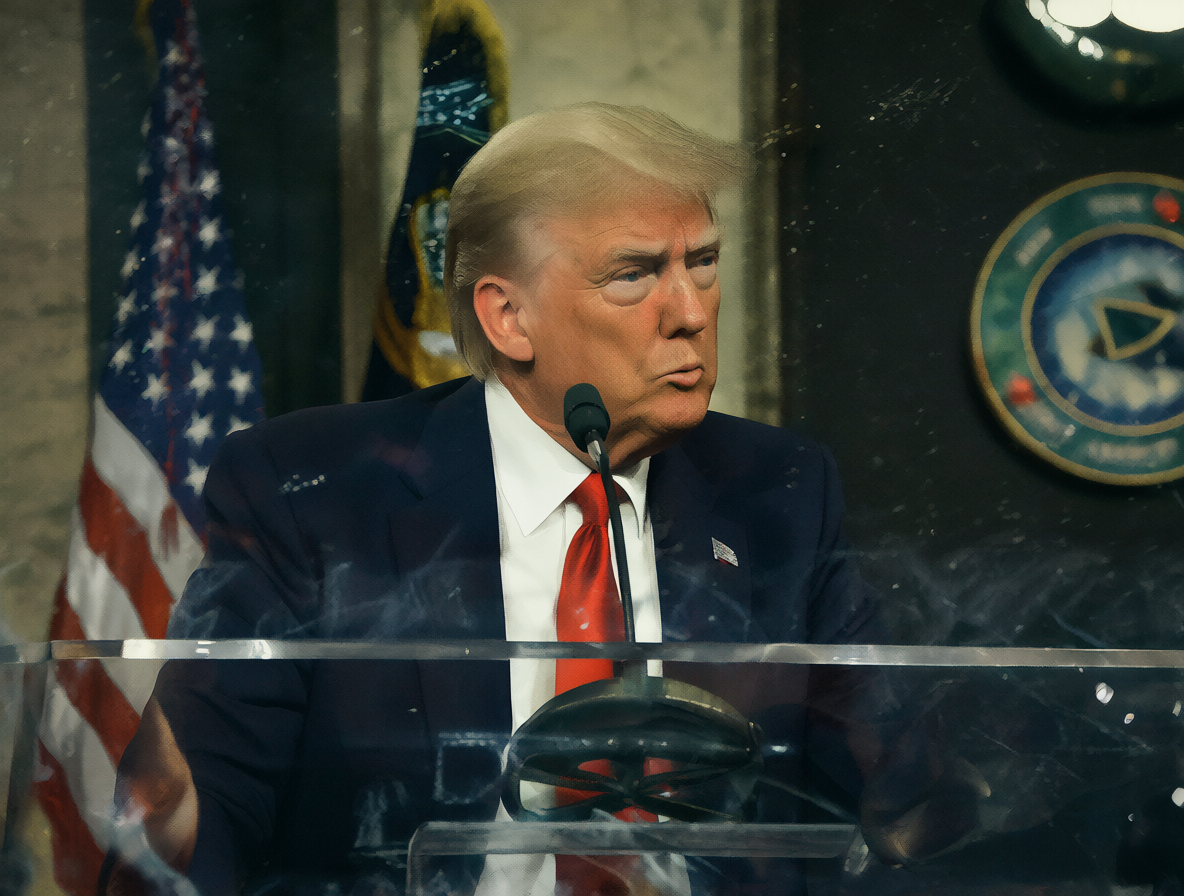 Imagen dividida mostrando a Donald Trump en un entorno de negocios exitoso, simbolizando su recuperación financiera.