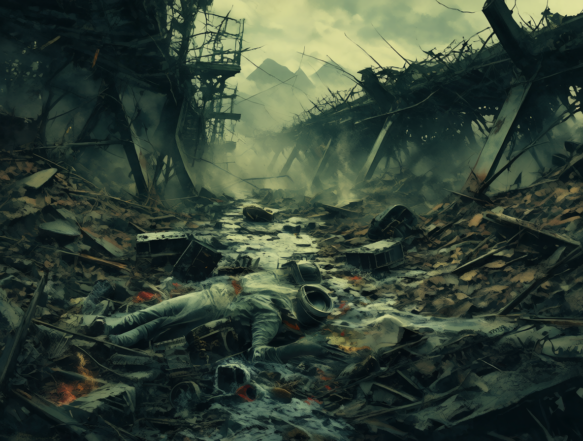 Entorno futurista y desolado
