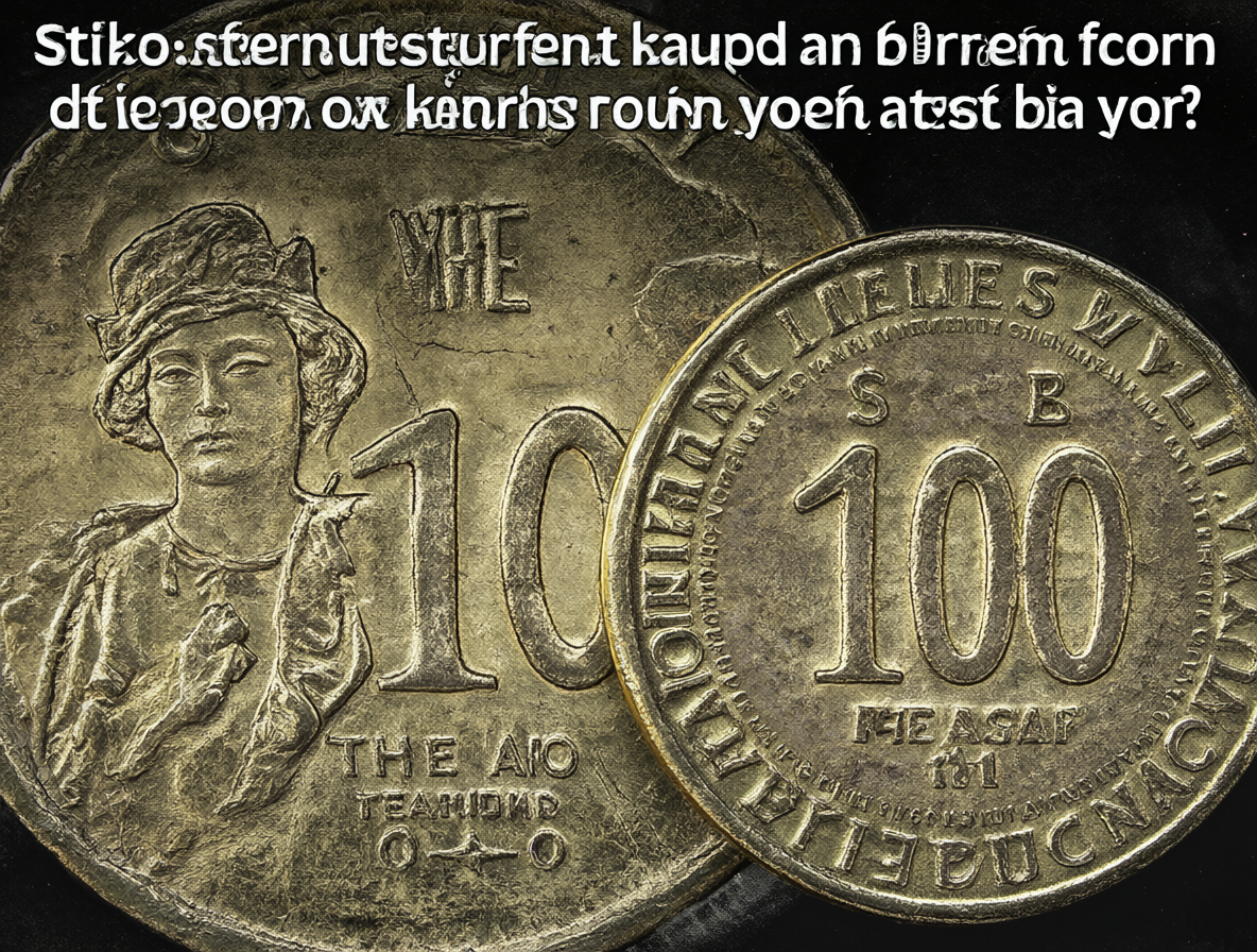 Una comparación clara entre una moneda antigua grande y una actual pequeña