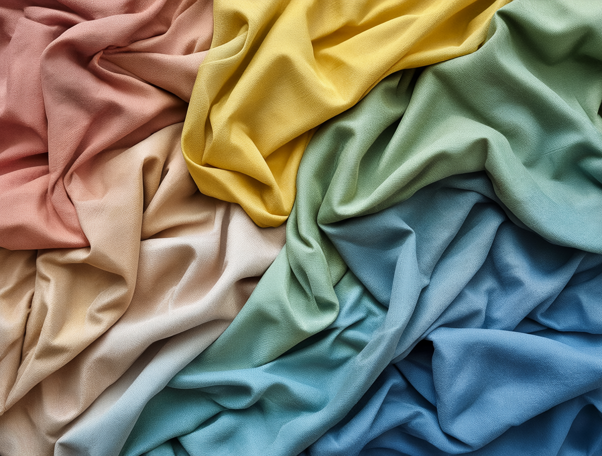 Detalle del proceso de homogeneización de colores en prendas de vestir.
