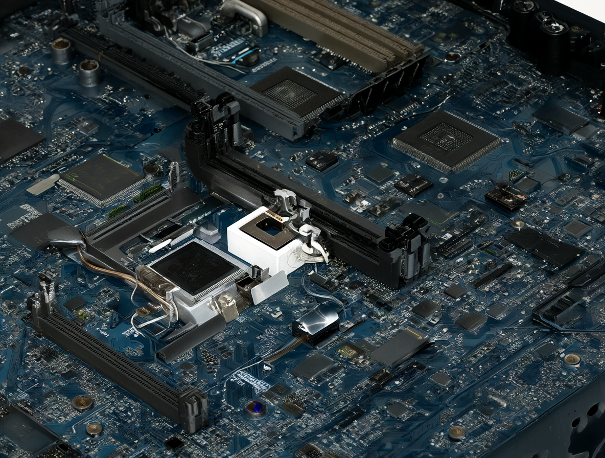 USB ports and motherboard for crash diagnosis