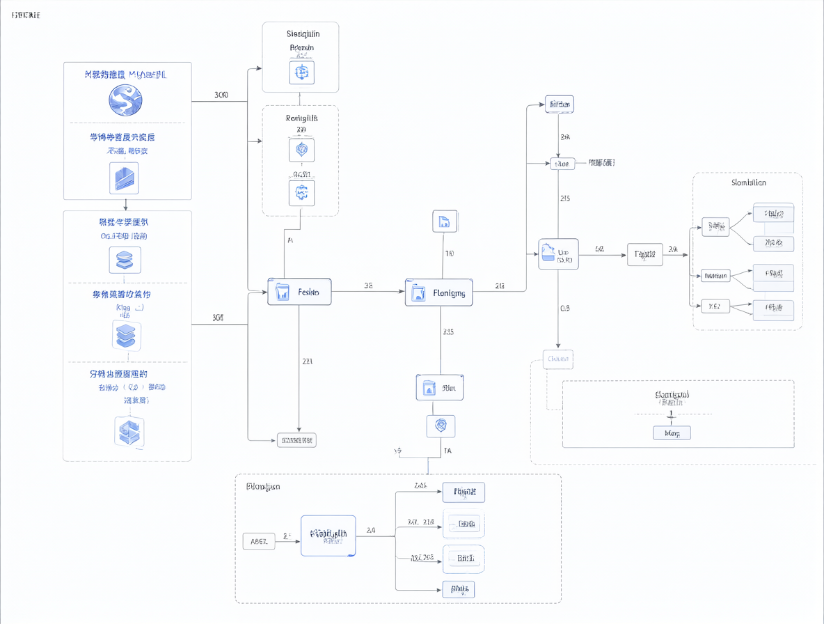 Diagrama mostrando los componentes técnicos de ComfyUI.