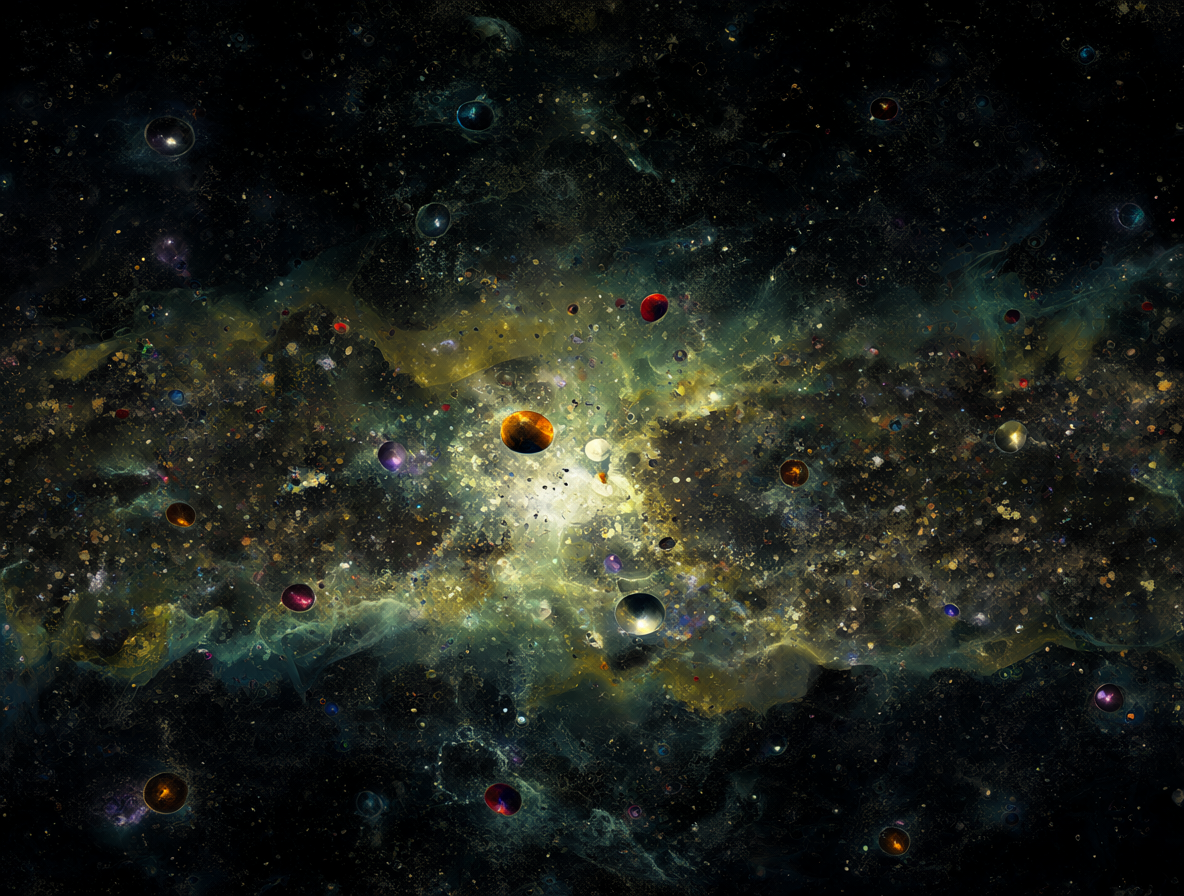 Polvo cósmico y partículas en el espacio