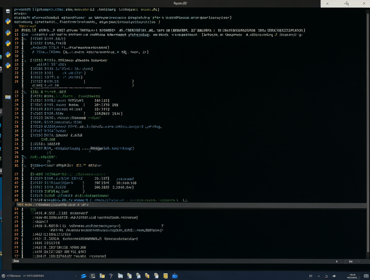 Pantalla de Windows con terminal mostrando comandos py