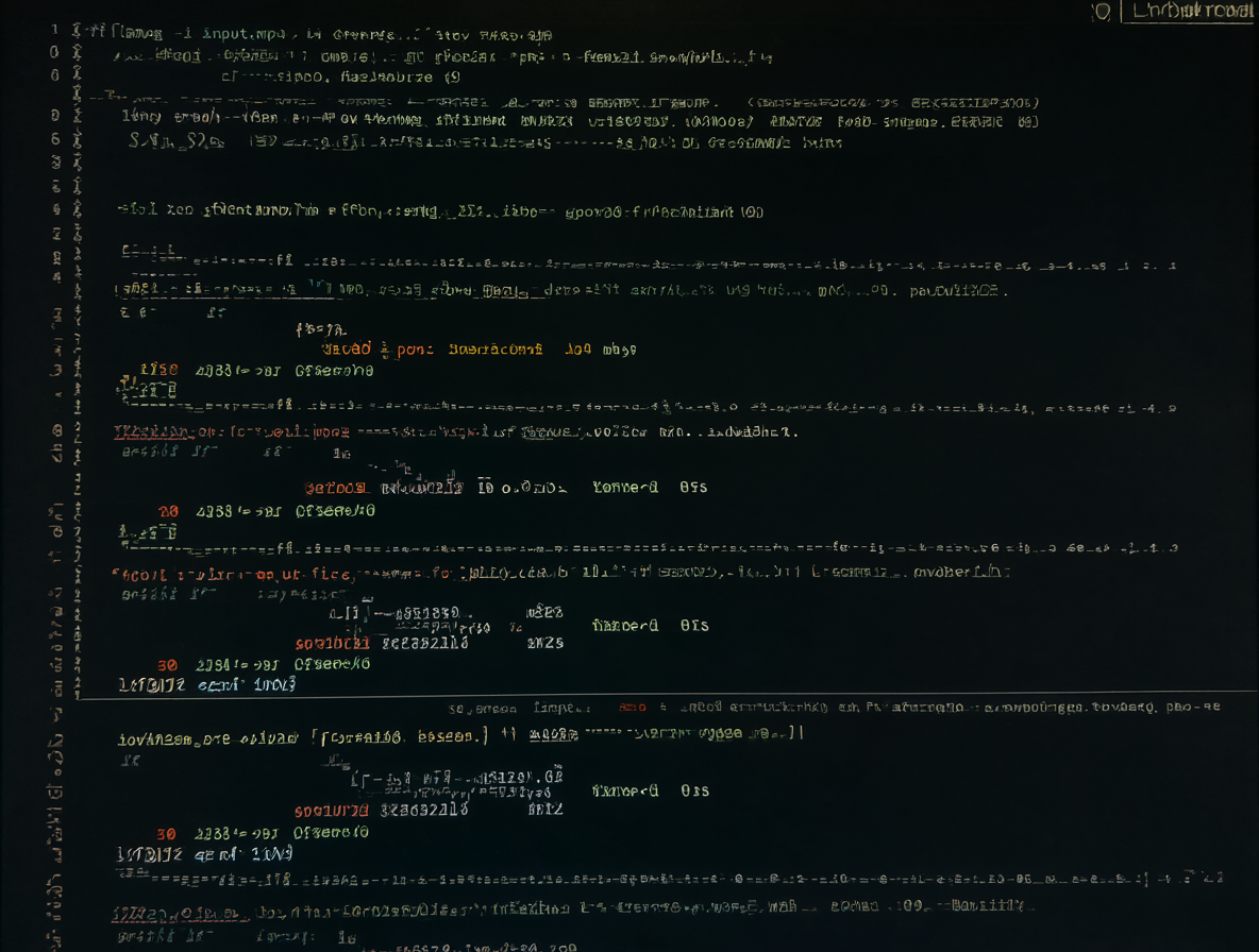 Línea de comandos mostrando scripts de ffmpeg