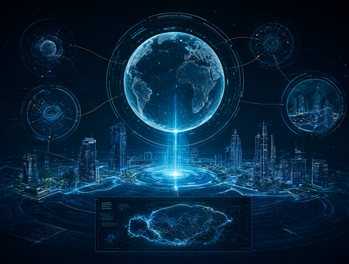 Gráfico conceptual del ecosistema de inteligencia artificial local, destacando la evolución tecnológica de 2026.