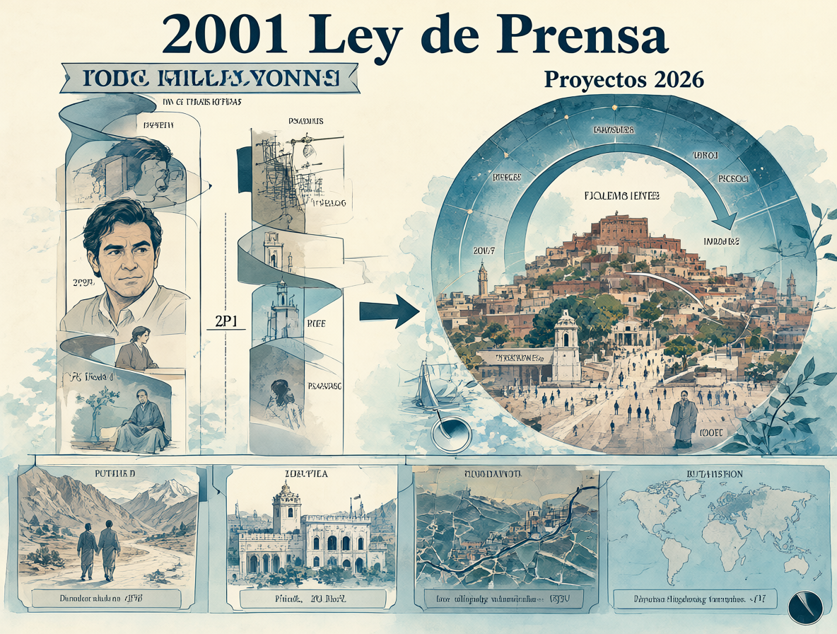 Línea de tiempo comparando la legislación de 2001 con los proyectos actuales.