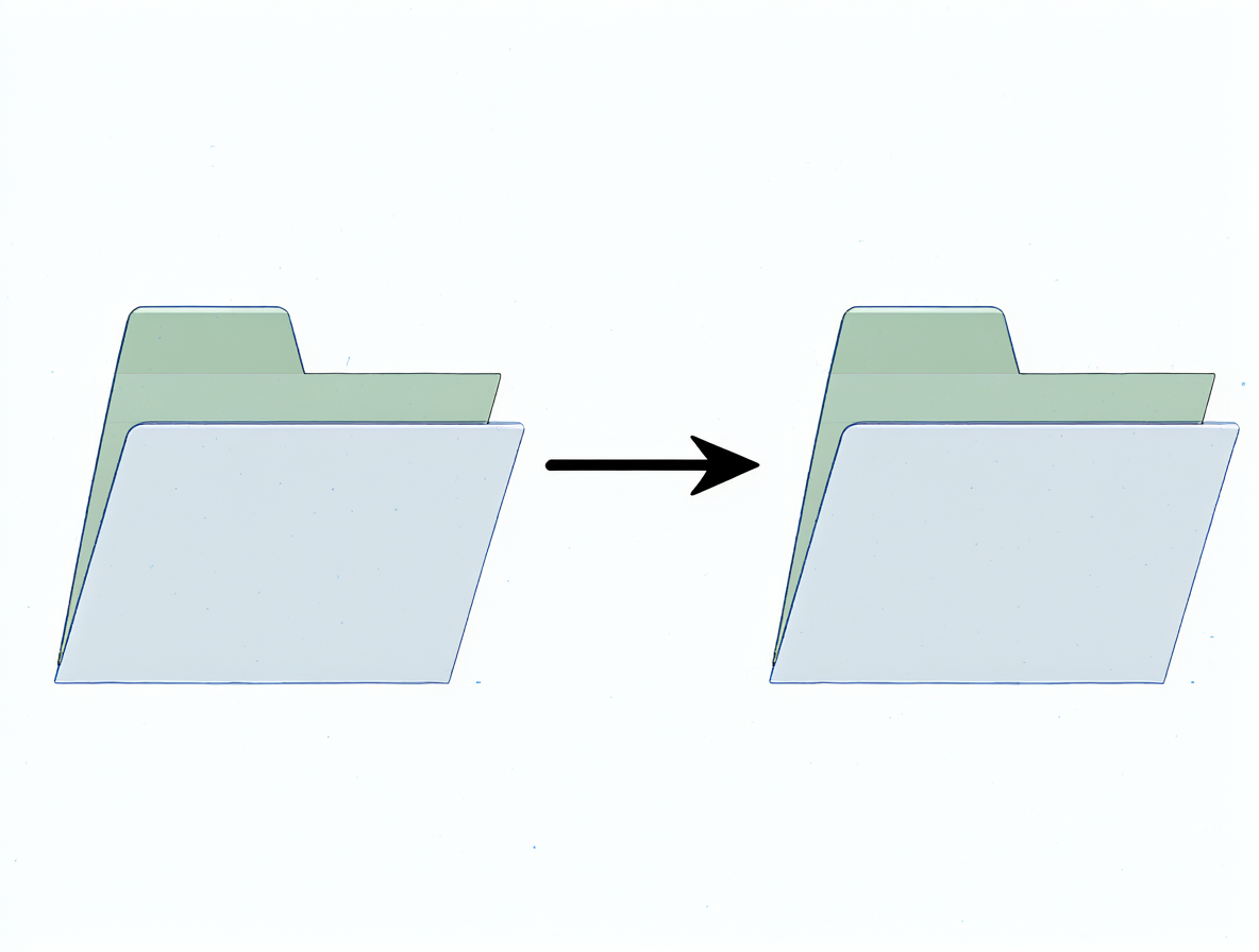 Diagrama de archivos usando symlinks